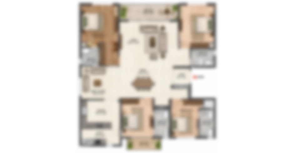 Sheth LBS Marg 4 BHK Price
